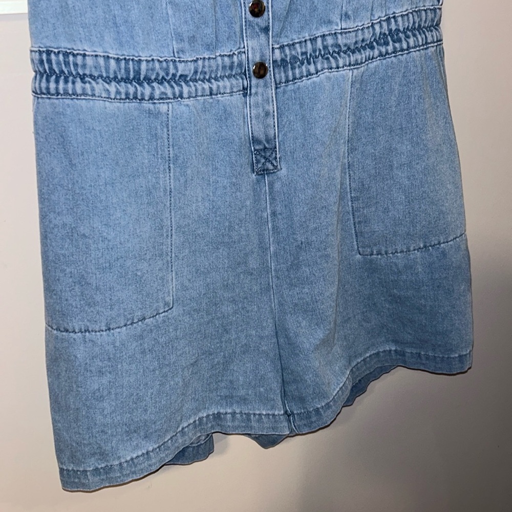 Eloquii Elements Chambray Flutter Sleeve Romper S… - image 4